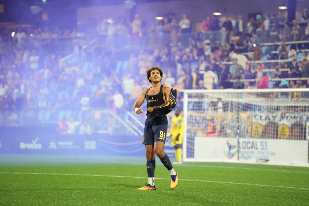 Rhode Island FC forward JJ Williams