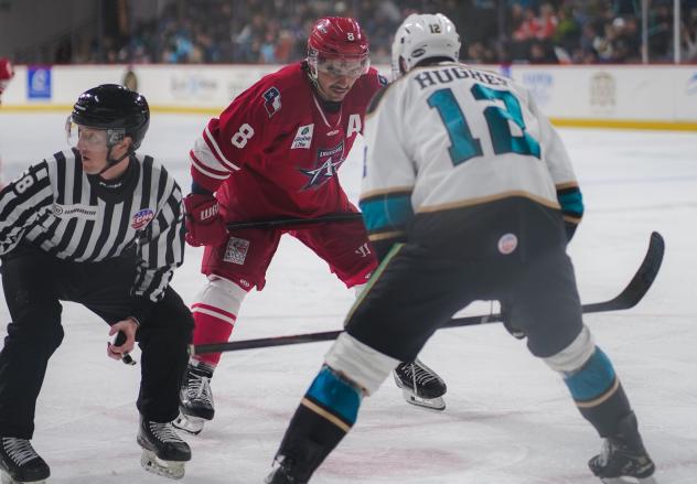 Allen Americans forward Mark Duarte