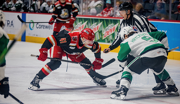 Grand Rapids Griffins face off with the Texas Stars