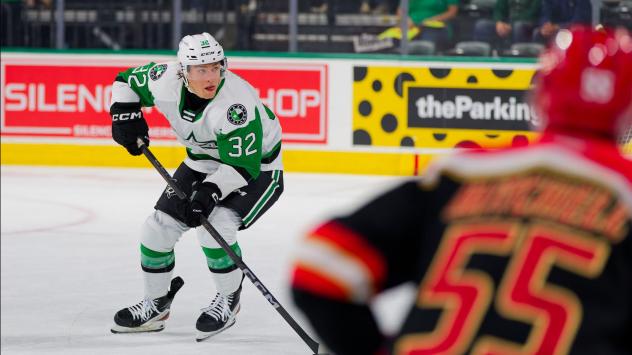 Texas Stars' Cross Hanas in action