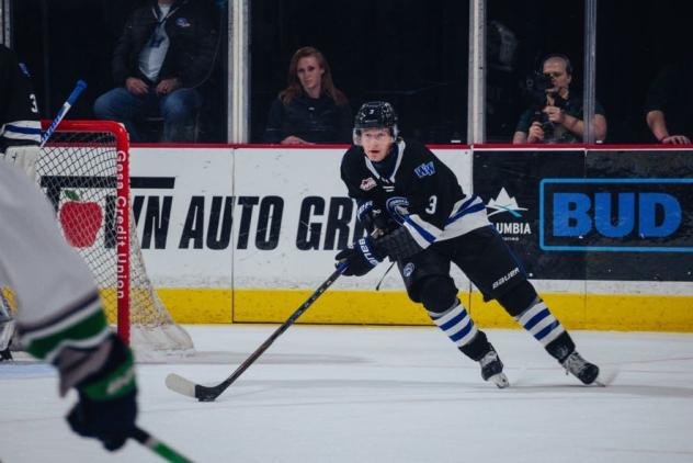 Wenatchee Wild defenseman Josh Toll