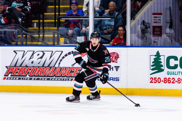 Kelowna Rockets centre Jaxon Kehrig