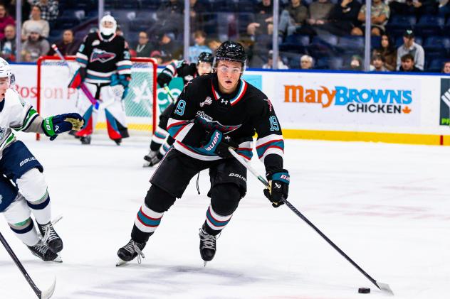 Kelowna Rockets defenceman Will Sharpe