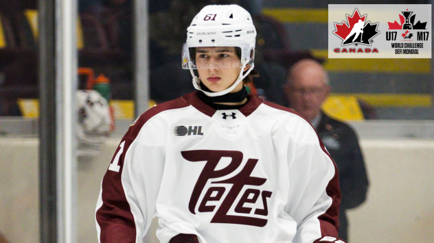 Peterborough Petes forward Kaden McGregor