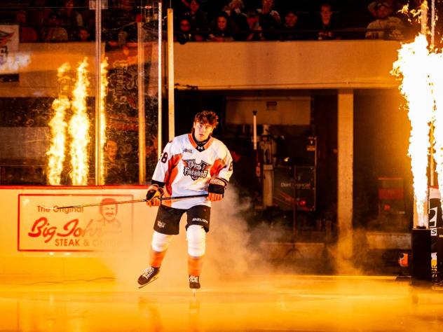 Flint Firebirds forward Charlie Murata