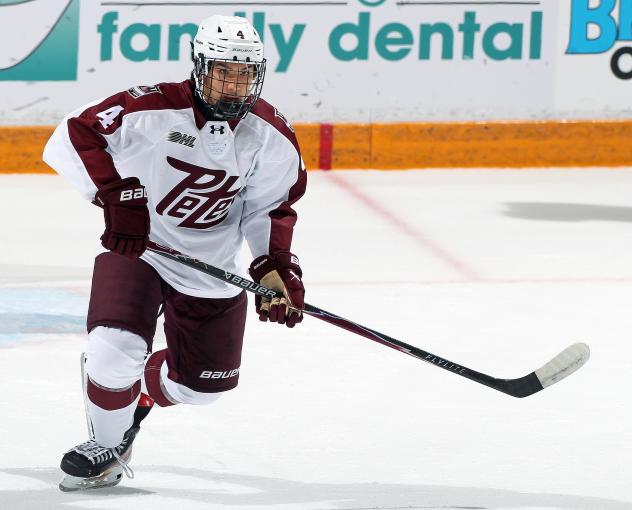 Peterborough Petes defenceman Calum Hartnell