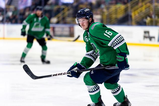 Florida Everblades forward Tarun Fizer