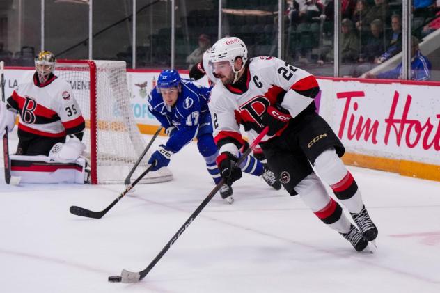 Belleville Senators centre Garrett Pilon
