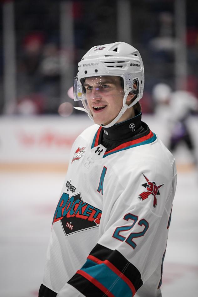 Kelowna Rockets defenceman Nate Corbet