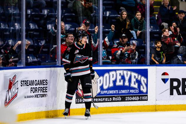 Kelowna Rockets forward Kalder Varga