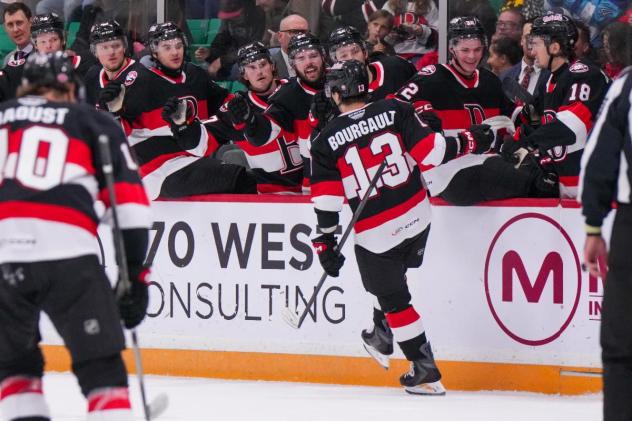 Belleville Senators right wing Xavier Bourgault