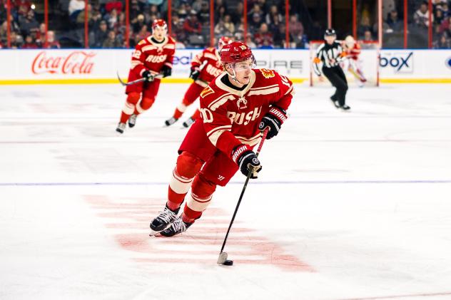 Rapid City Rush's Carter Wilkie on game night