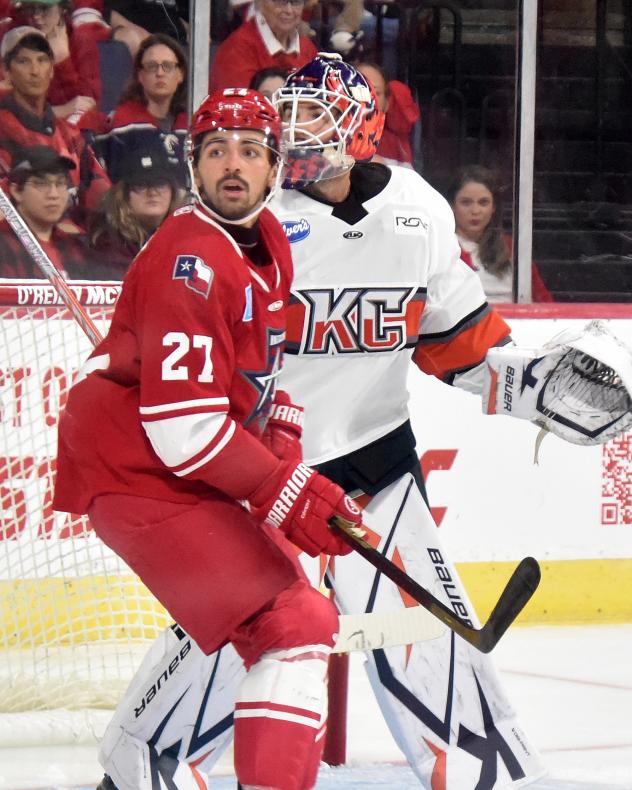 Allen Americans' Mark Duarte on game night