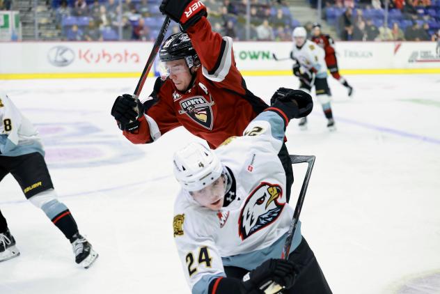 Vancouver Giants battle the Portland Winterhawks