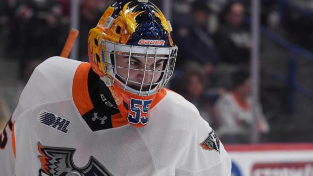 Flint Firebirds goaltender Mason Courville