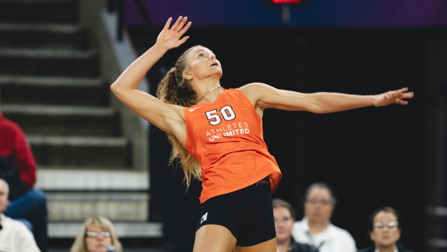 Brooke Nuneviller with Athletes Unlimited