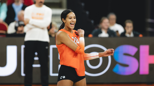 Reagan Cooper with Athletes Unlimited