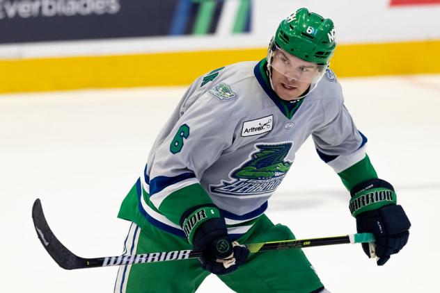 Florida Everblades defenseman Jordan Sambrook