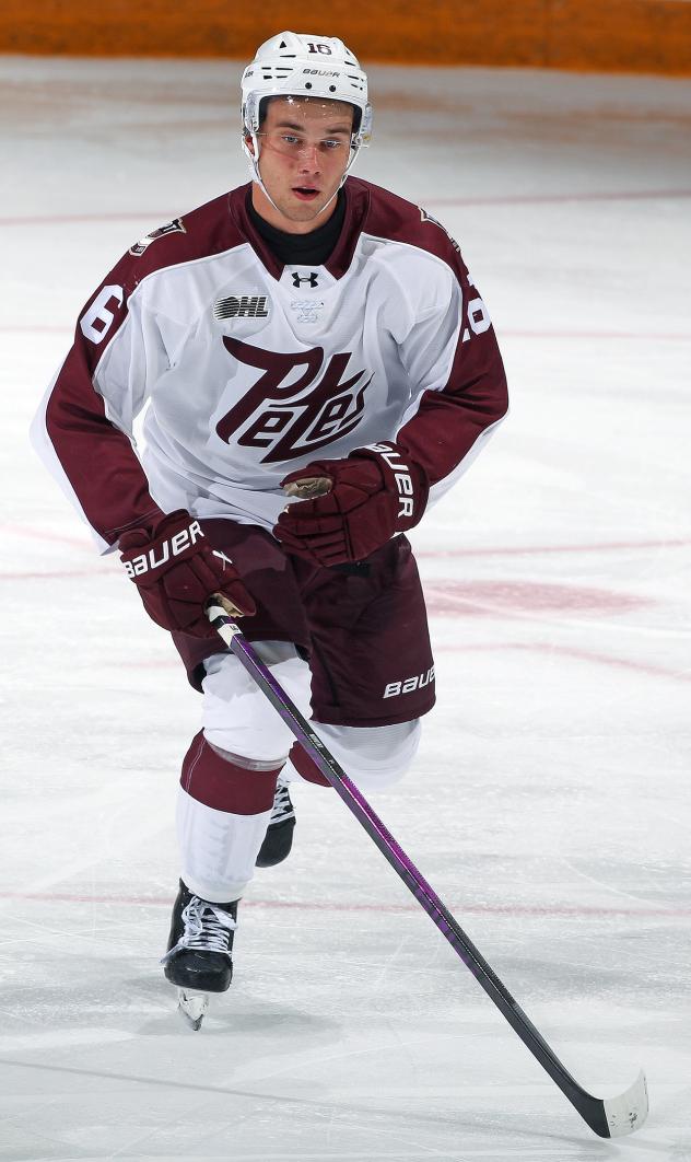 Peterborough Petes forward Adam Novotný