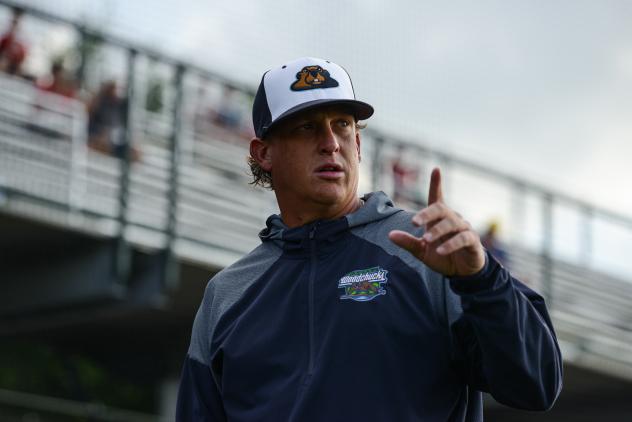 沃索土撥鼠隊現場經理科里·湯普森