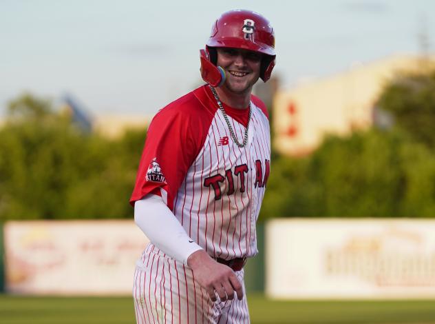 Ottawa Titans outfielder Jake Sanford
