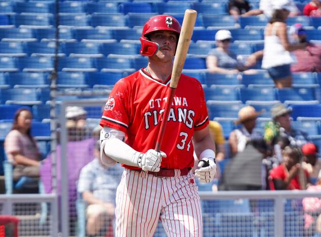 Ottawa Titans outfielder Jake Sanford