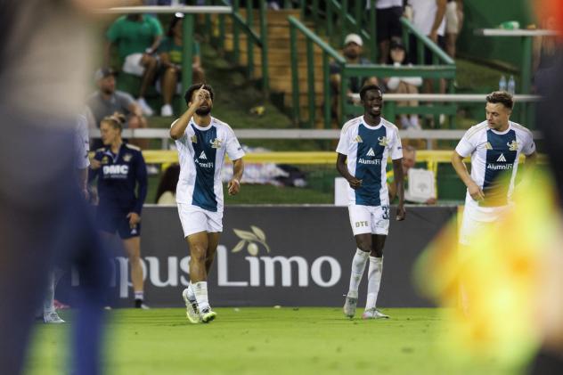Detroit City FC on the pitch