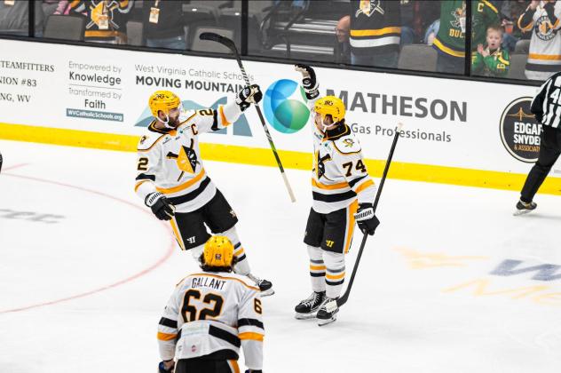 Wheeling Nailers celebrate in front of sellout crowd