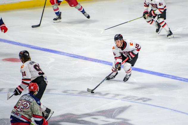 Rapid City Rush's Carter Wilkie in action