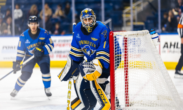 Springfield Thunderbirds goaltender Vadim Zherenko