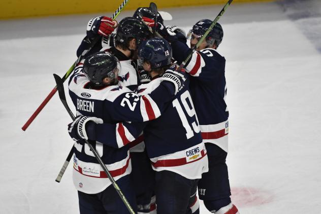 South Carolina Stingrays celebrate a goal