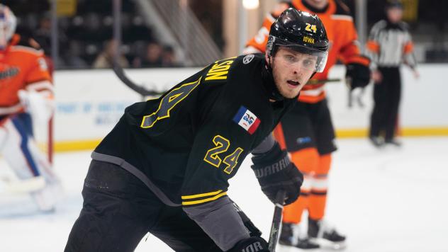 Jaxon Nelson of the Iowa Heartlanders