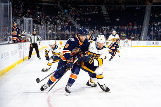 Atlanta Gladiators engage with the Greenville Swamp Rabbits