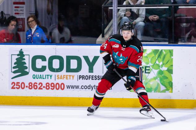 Kelowna Rockets left wing Daniel Pekar