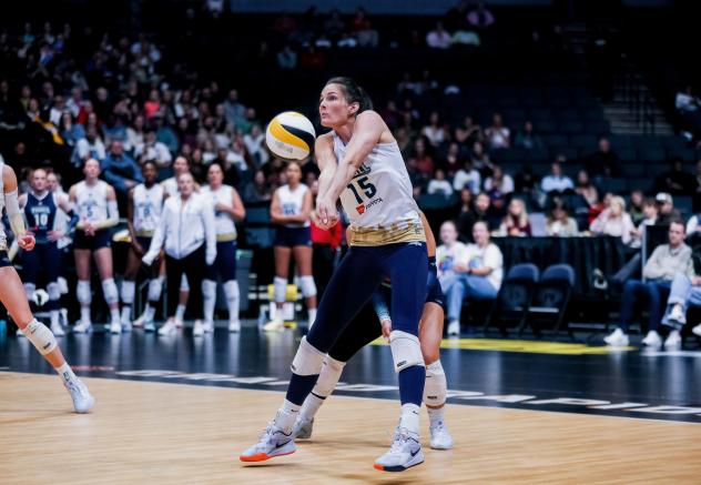 Grand Rapids Rise outside hitter Allison Mayfield