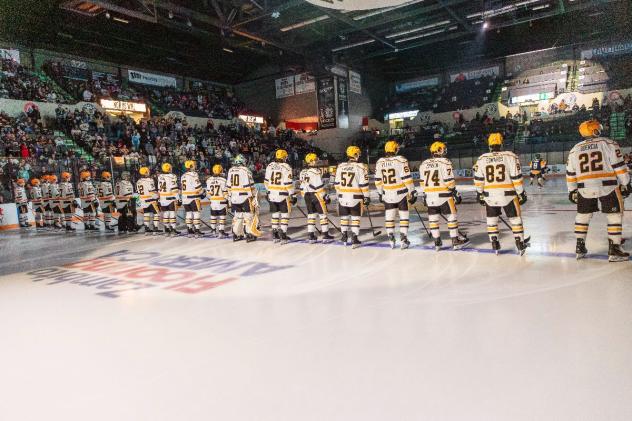Wheeling Nailers pregame lineup