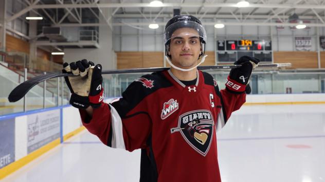 Vancouver Giants captain Ty Halaburda