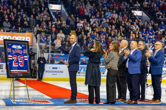 Kitchener Rangers' Peter DeBoer Honored