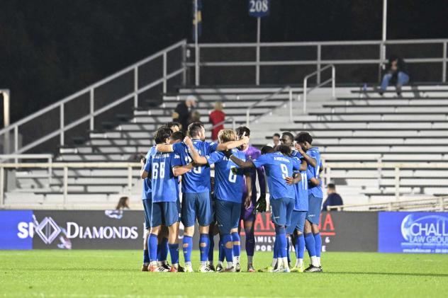 North Carolina FC huddle
