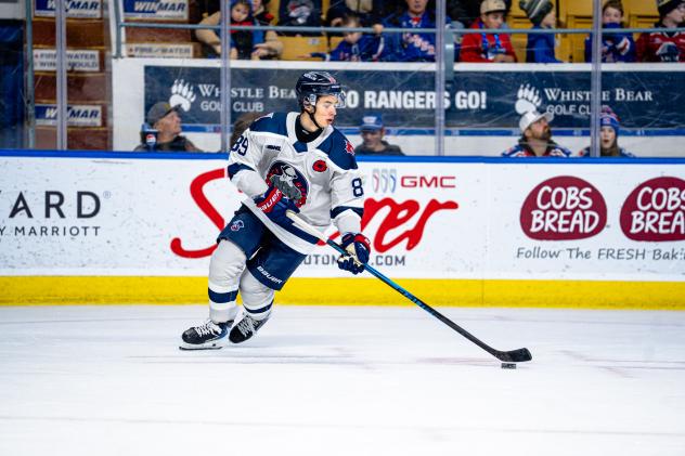 Kitchener Rangers defenceman Alexander Bilecki