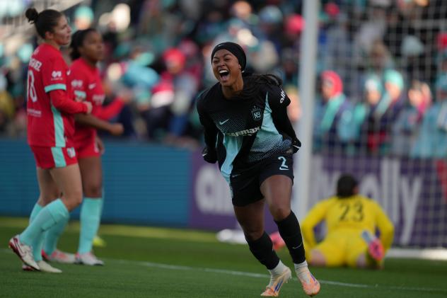 NJ/NY Gotham FC midfielder Jaedyn Shaw