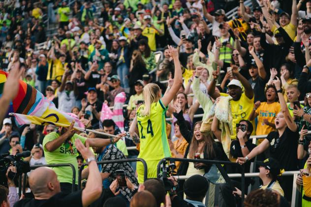 Washington Spirit fans at Audi Field