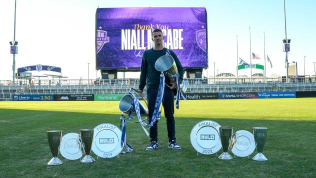 Louisville City FC midfielder Niall McCabe