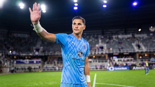 Louisville City FC goalkeeper Damian Las