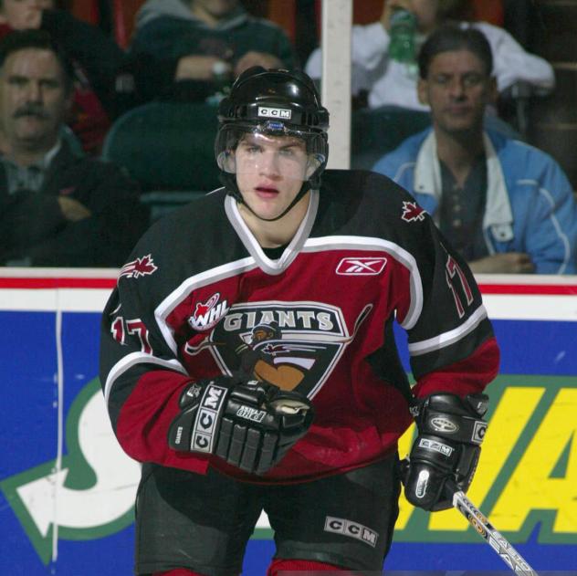 Gilbert Brulé with the Vancouver Giants