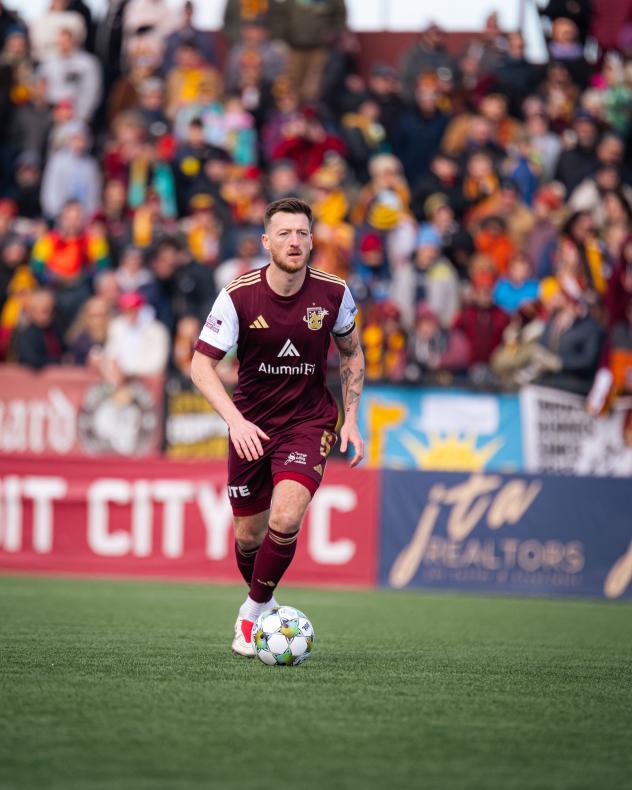 Detroit City FC captain Stephen Carroll