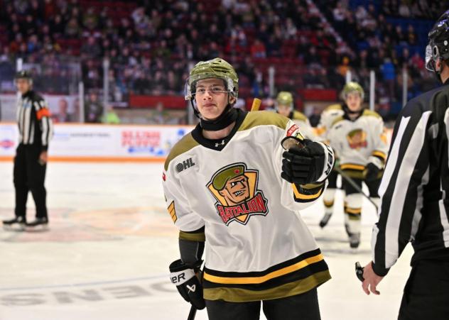 North Bay Battalion's Ihnat Pazii