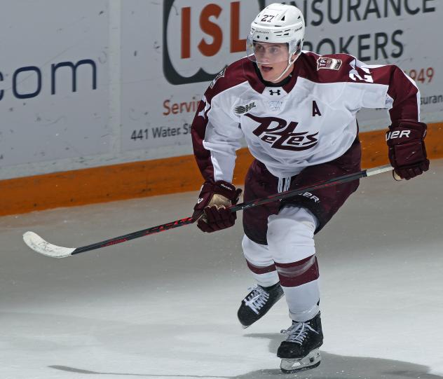 Peterborough Petes forward Colin Fitzgerald