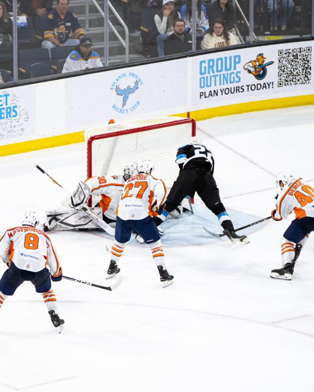 Atlanta Gladiators battle the Greenville Swamp Rabbits