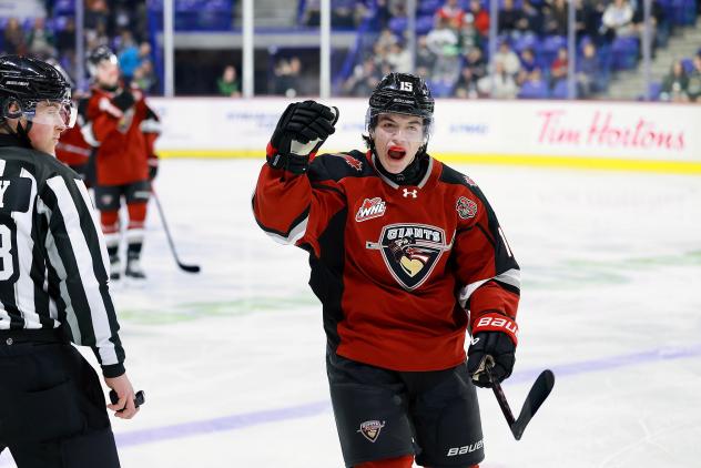 Vancouver Giants right wing Leonardo Domenichelli